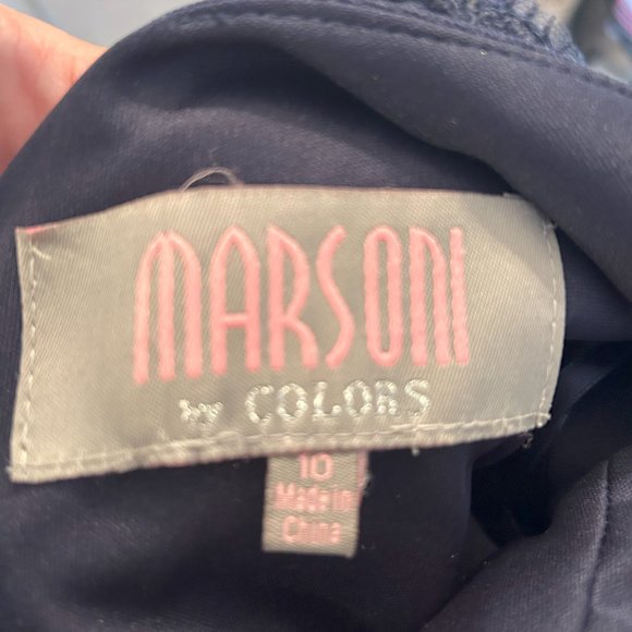 Navy Evening Gown by Marsoni - Picture 5 of 5